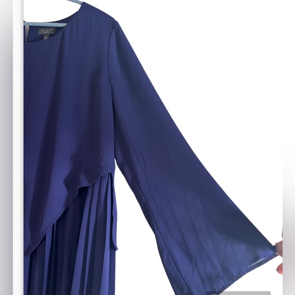 The Limited Women’s Astral Aura Asymmetrical Pleated Long Sleeve Tunic Top XL - Picture 8 of 13